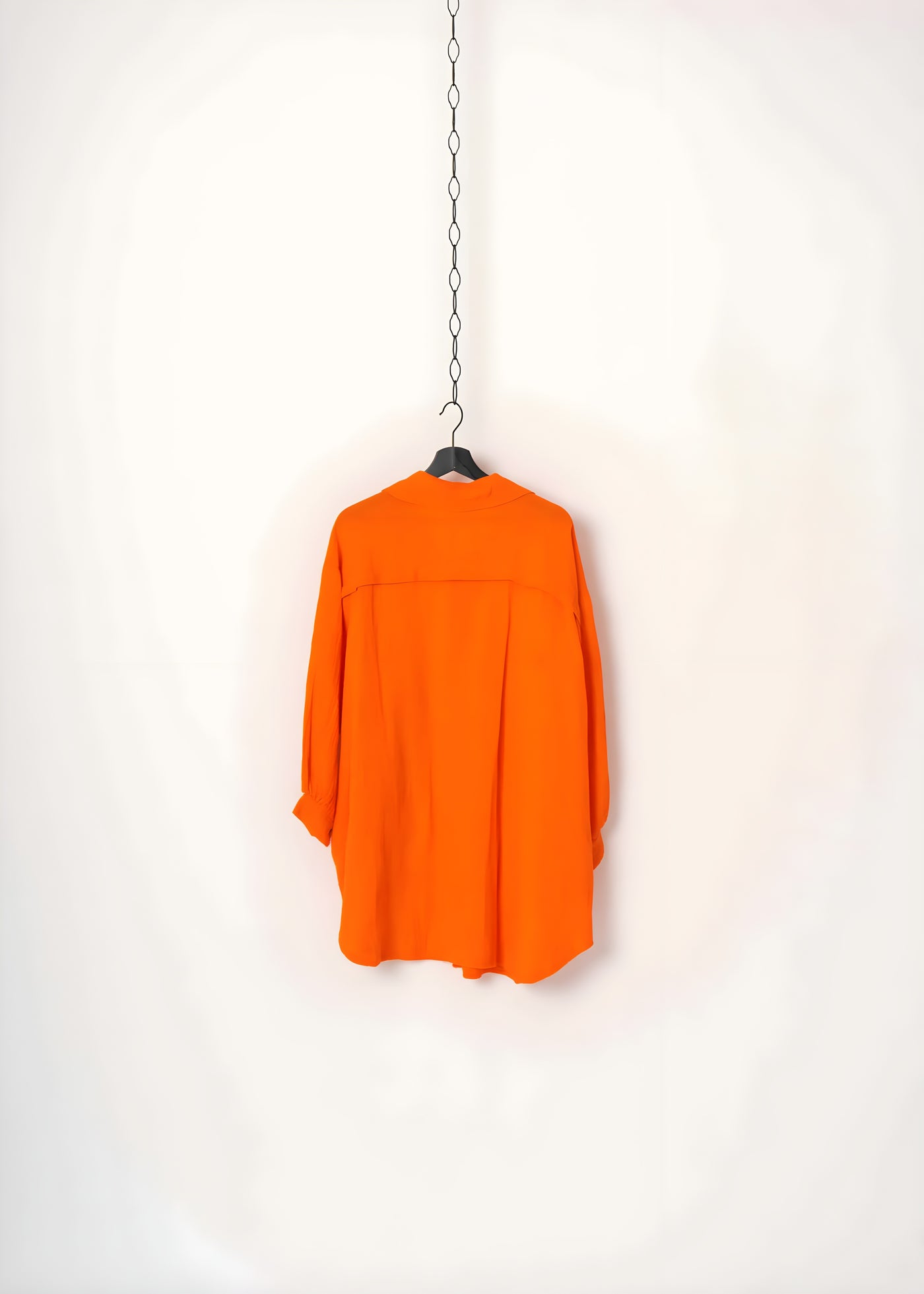 Classic Long Blouse - Neon Orange