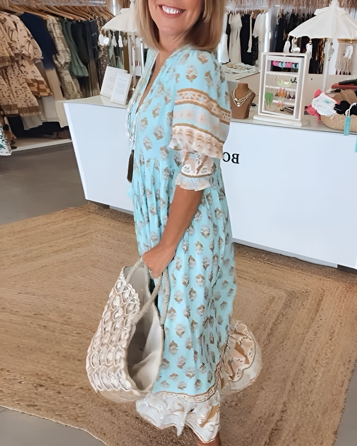 NOVA – Printed Casual Dress