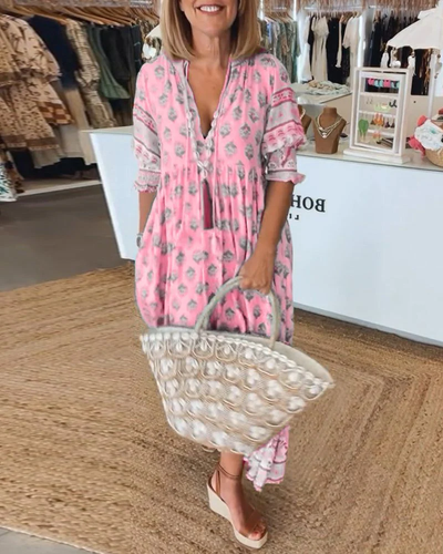 NOVA – Printed Casual Dress